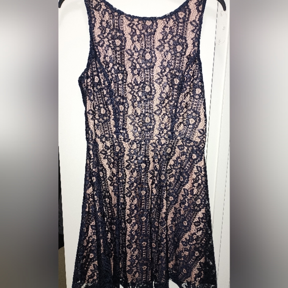 Speechless mini lace up dress